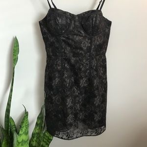 NWT A&E Black Lace Dress